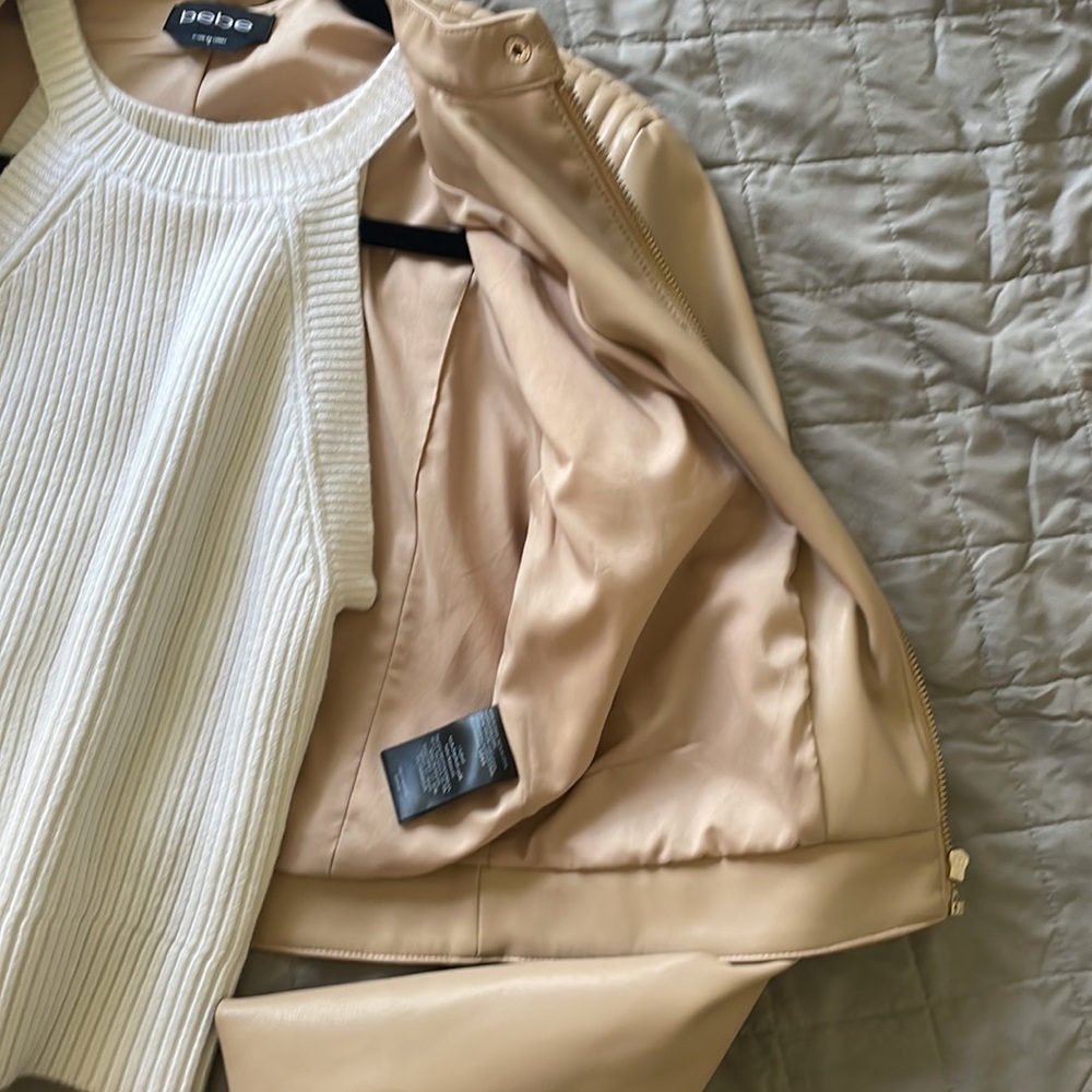 Bebe leather jacket - Picture 5 of 6